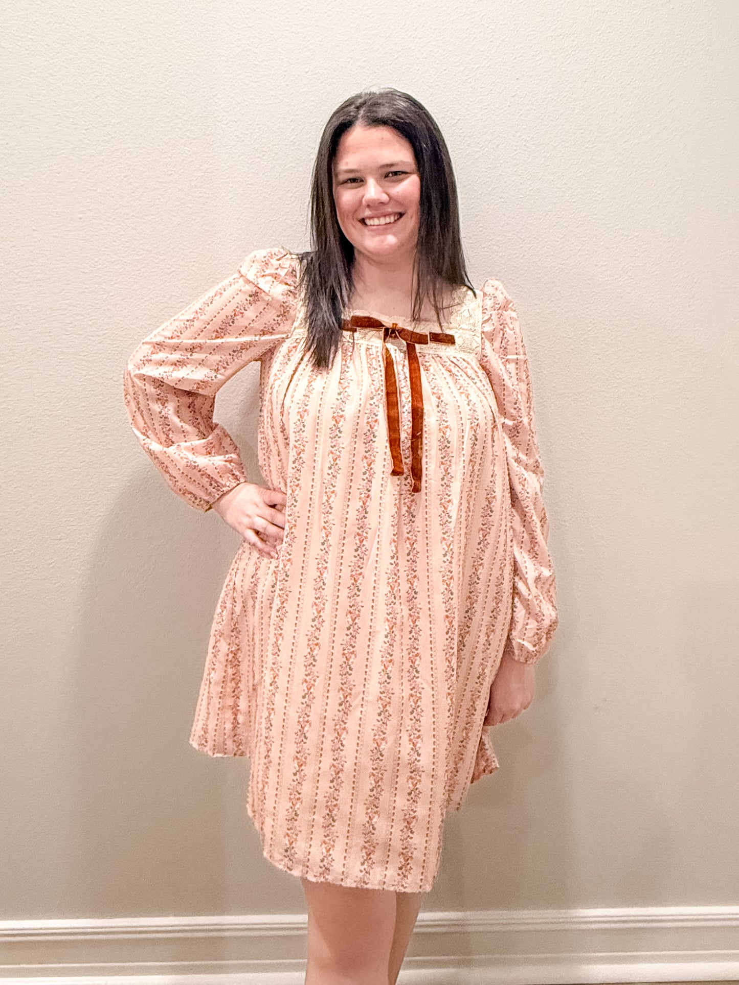 Vintage Floral Dress