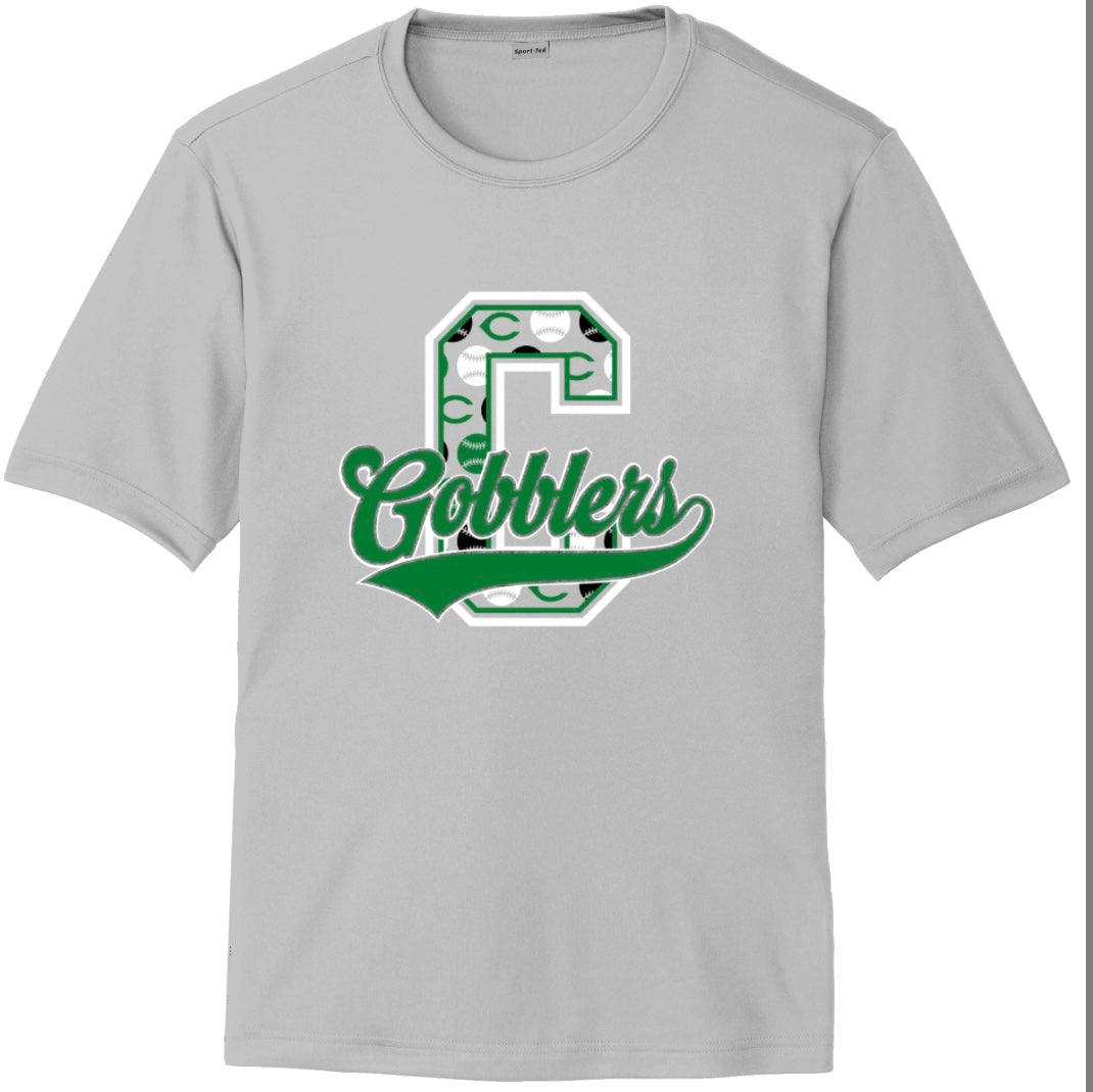 Gobblers with C Baseball Shirt - Dri Fit