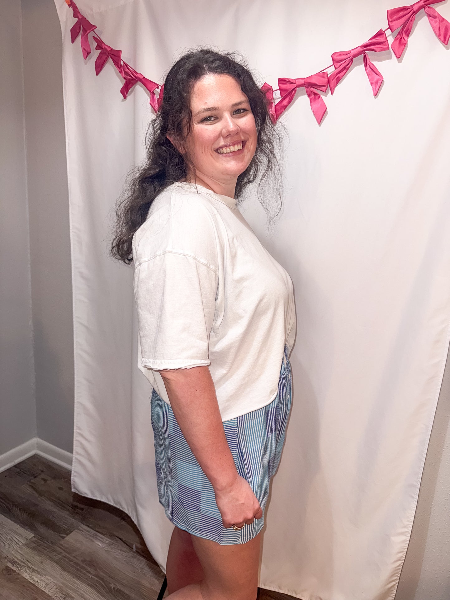 Checkered boxer shorts