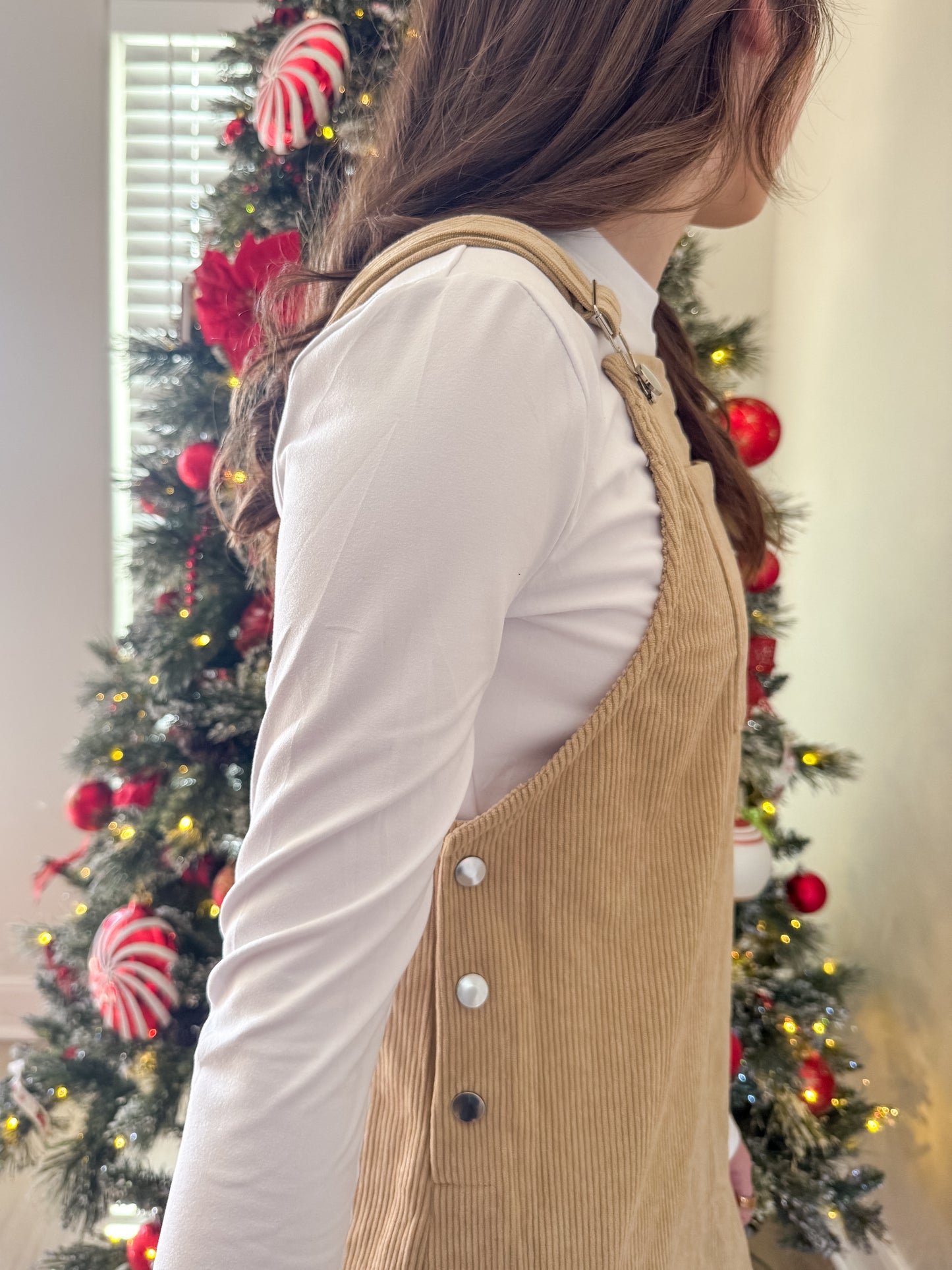 The Everyday Corduroy Overall Dress