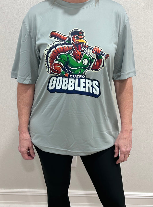 Mean Green Baseball Turkey Tee - Gray - Drifit