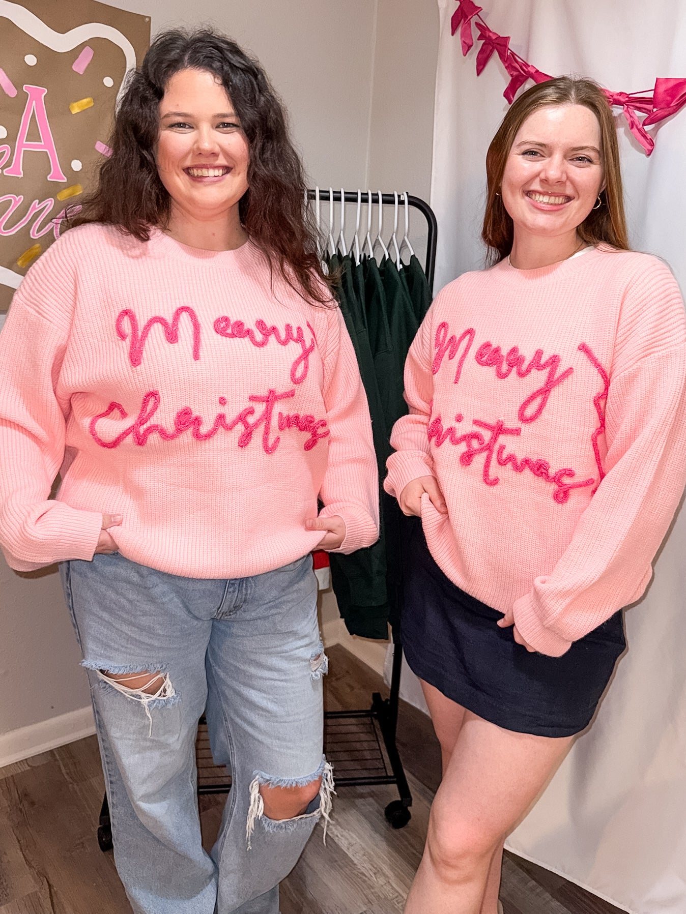 Pink Christmas Sweater