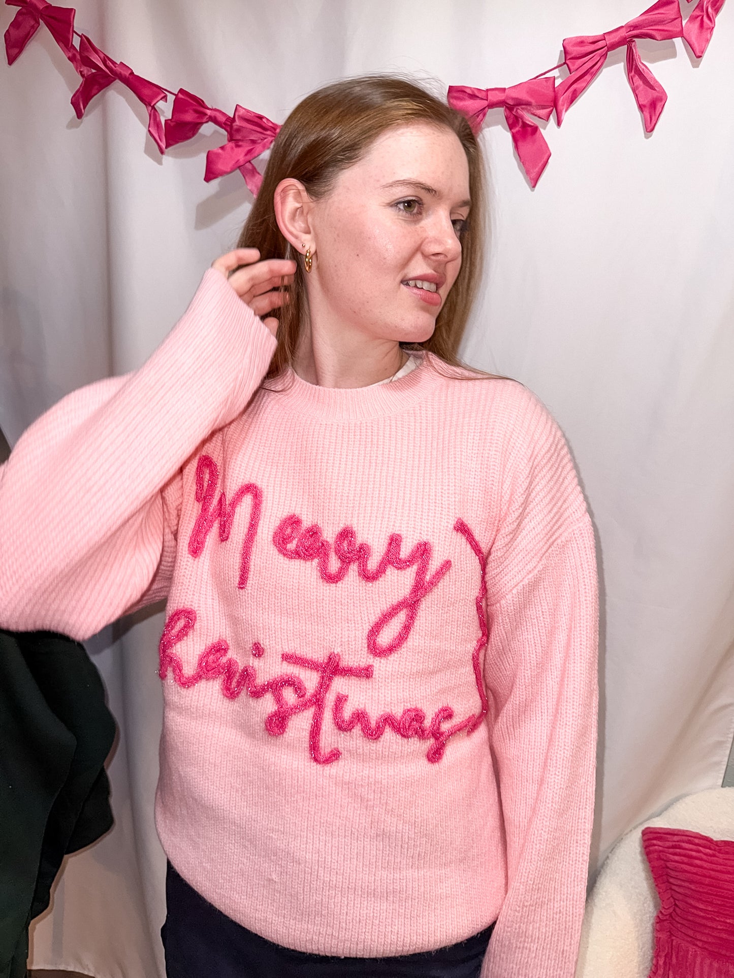 Pink Christmas Sweater